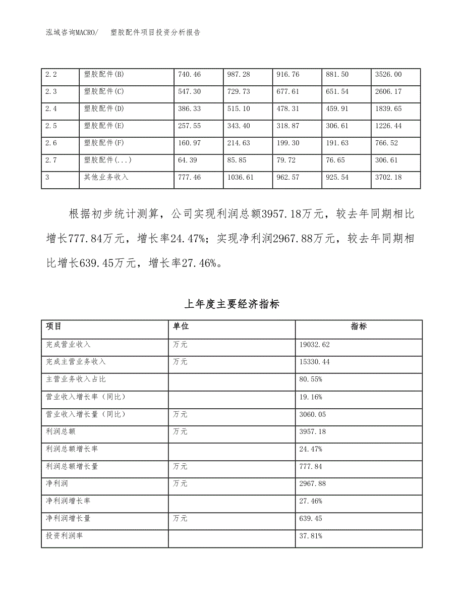 塑胶配件项目投资分析报告（总投资13000万元）（58亩）_第3页