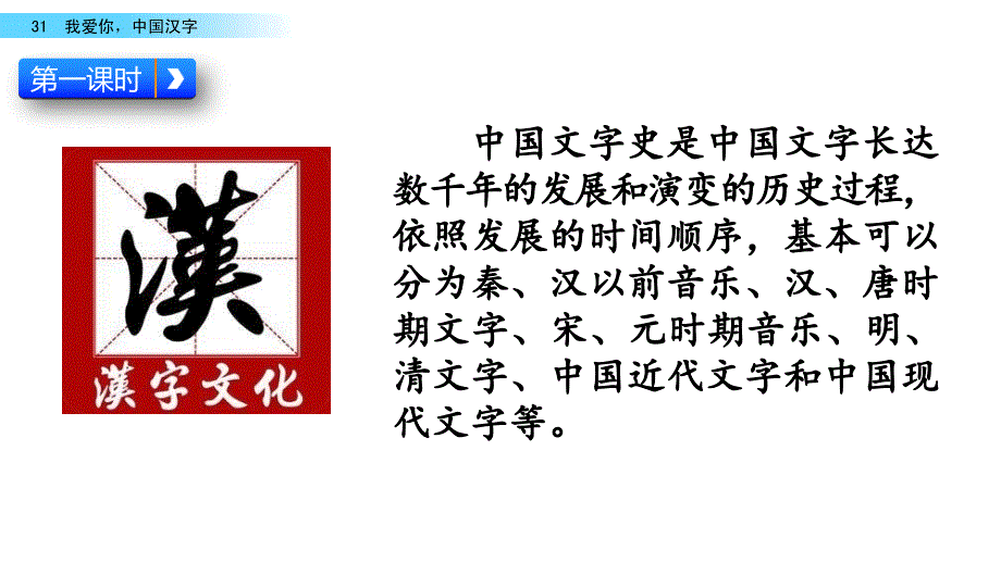 五年级下册语文课件－31 我爱你中国汉字 西师大版_第2页