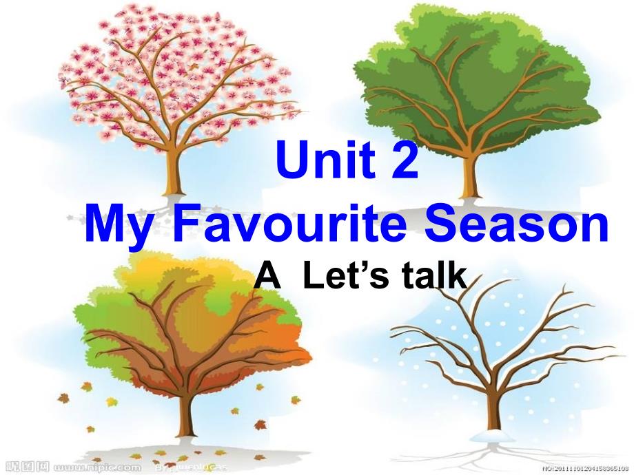 2019春五年级英语下册 unit 2《my favourite season》（part a）课件2 人教pep版_第1页