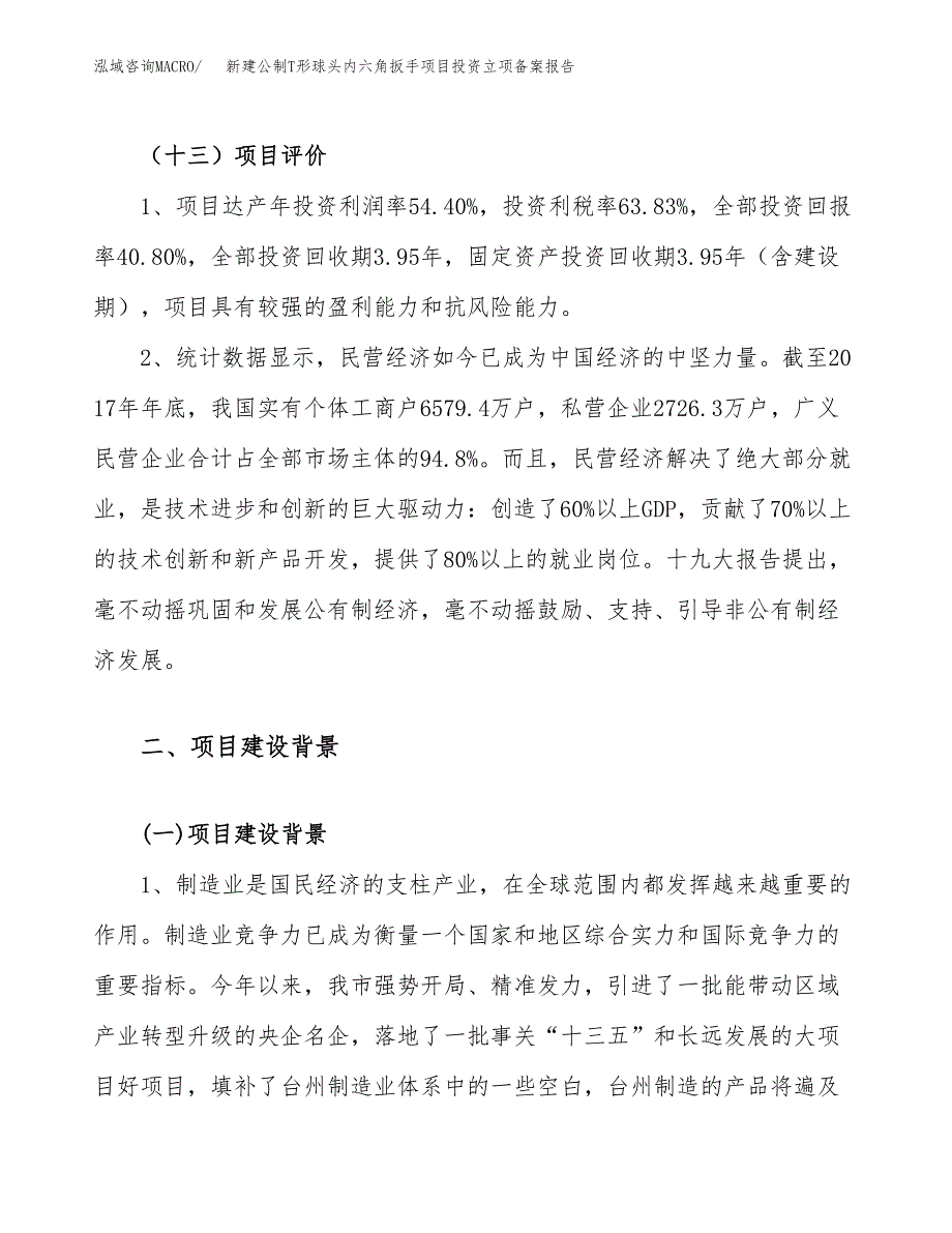 新建公制T形球头内六角扳手项目投资立项备案报告(项目立项).docx_第4页