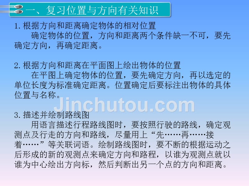 六年级上册数学课件 － 第九单元 总复习 第3课时 空间与图形（人教新课标）_第2页