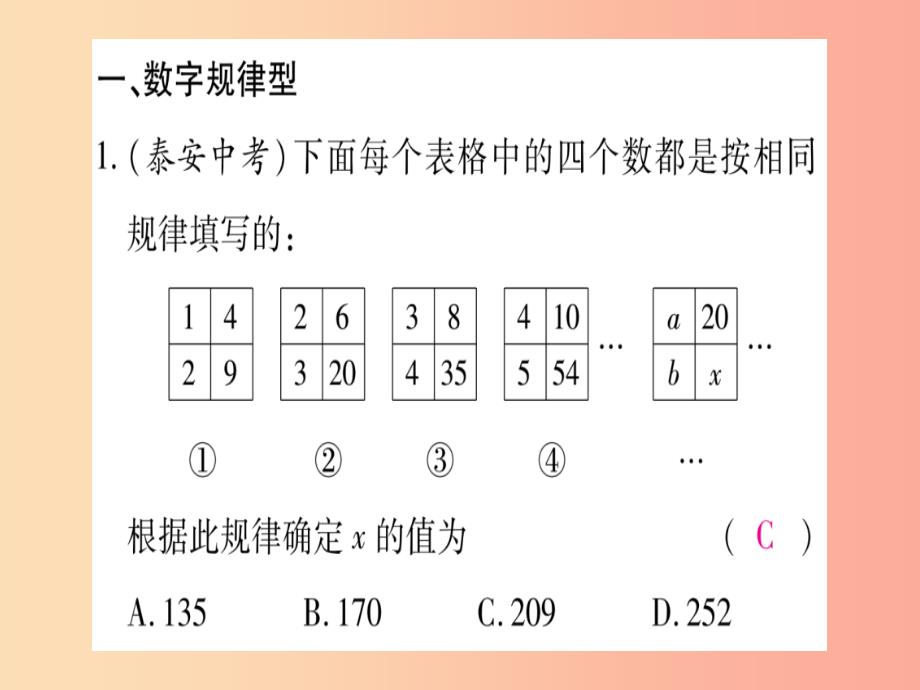 2019年秋七年级数学上册专题二探索与表达规律习题课件新版沪科版_第2页