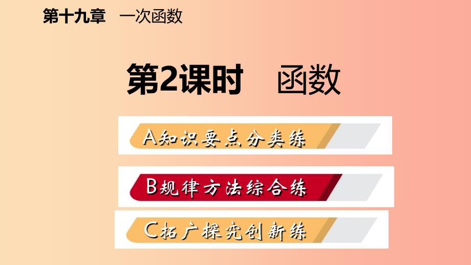 八年级数学下册第十九章一次函数19.1变量与函数19.1.1变量与函数第2课时函数课件 新人教版_第2页