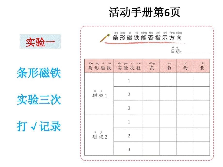 二年级下册科学课件 磁极与方向教科版_第5页