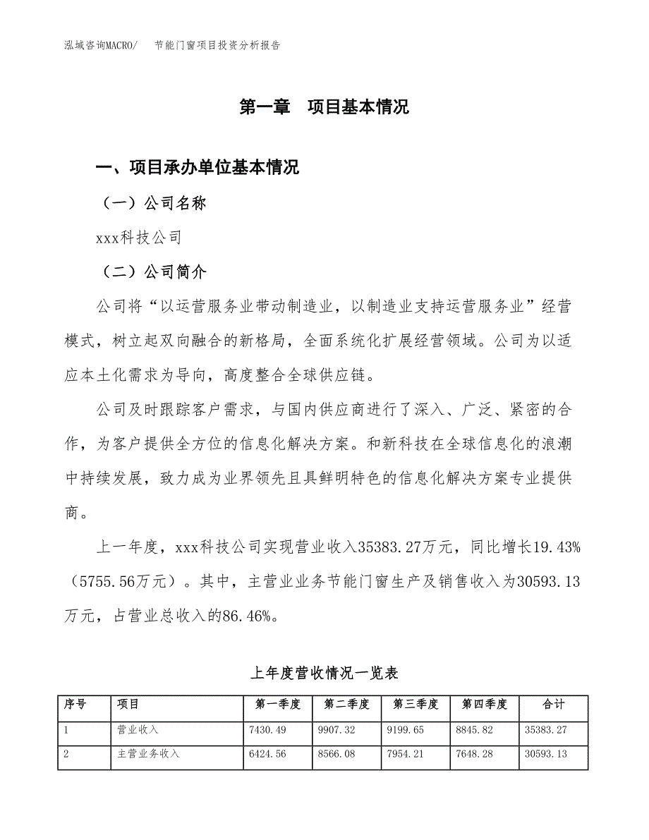 节能门窗项目投资分析报告（总投资17000万元）（67亩）_第2页