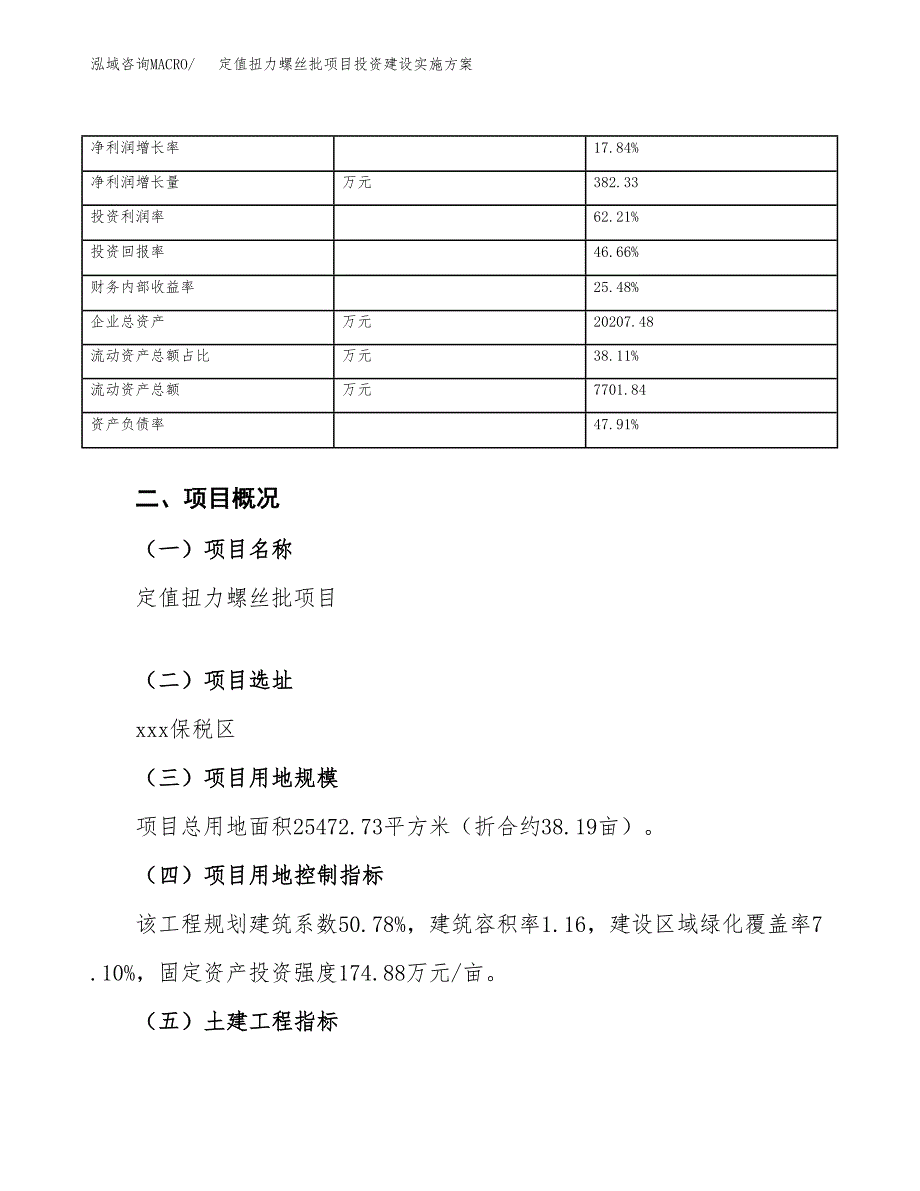 定值扭力螺丝批项目投资建设实施方案.docx_第4页