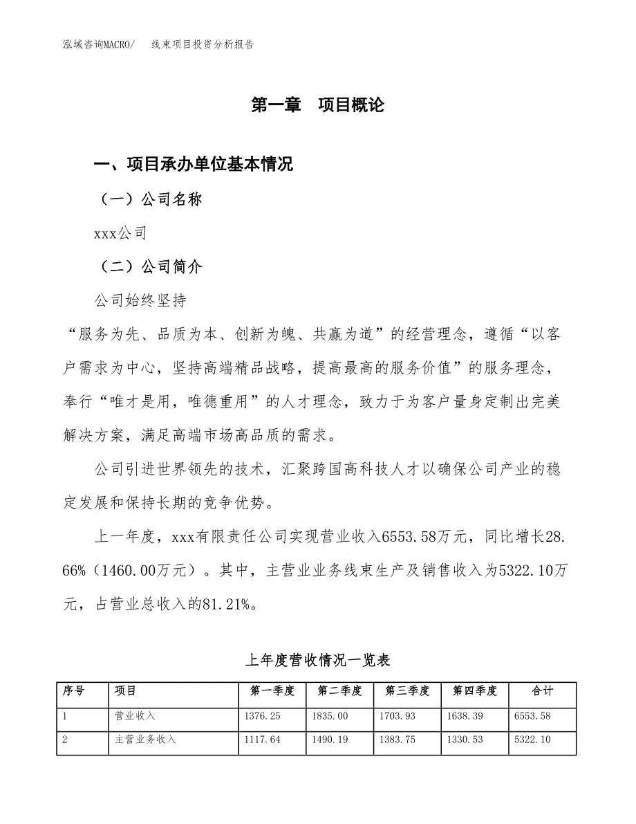 线束项目投资分析报告（总投资7000万元）（38亩）_第2页