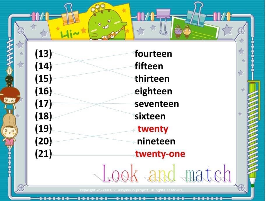 五年级上册英语课件－m5u1 there are only nineteen crayons 外研版（三起）_第5页
