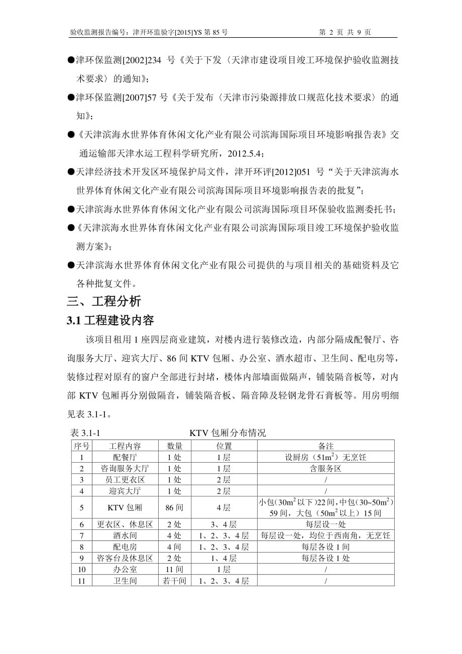 滨海水世界验收报告表_第2页