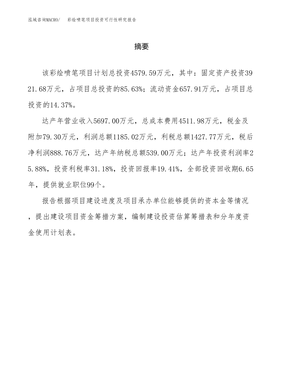 彩绘喷笔项目投资可行性研究报告(立项备案模板).docx_第2页