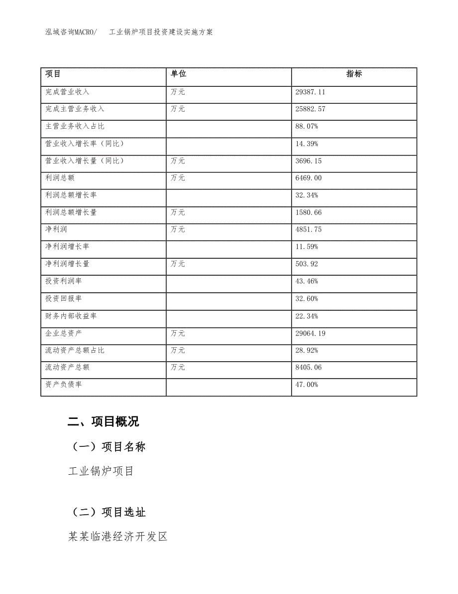 工业锅炉项目投资建设实施方案.docx_第5页