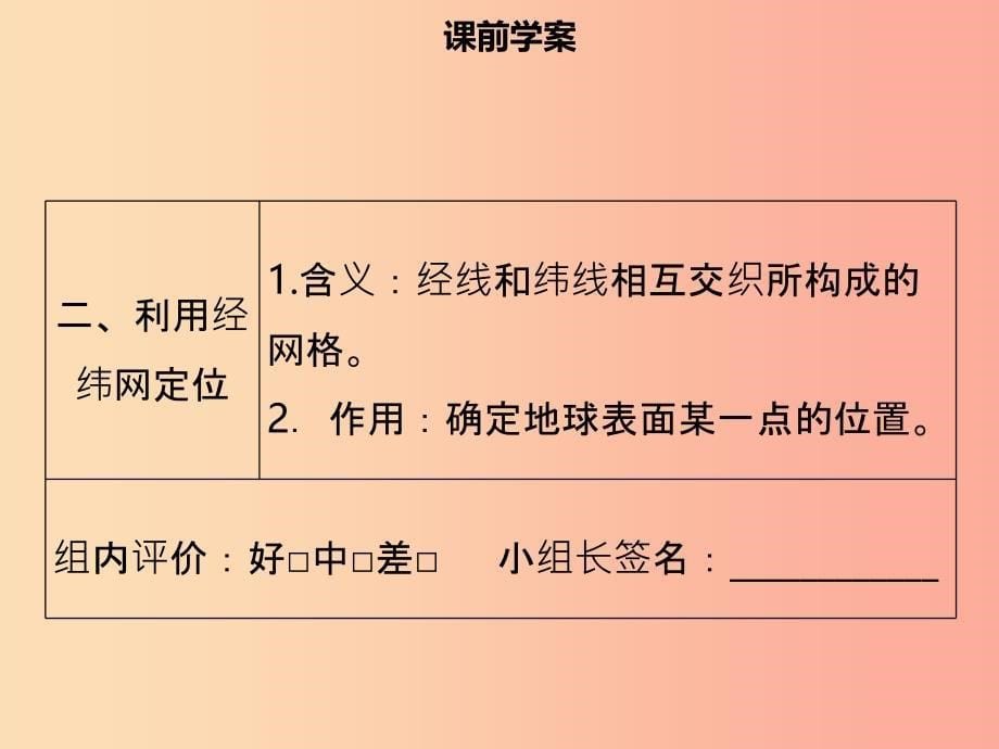 七年级地理上册1.1地球和地球仪第2课时习题课件 新人教版_第5页