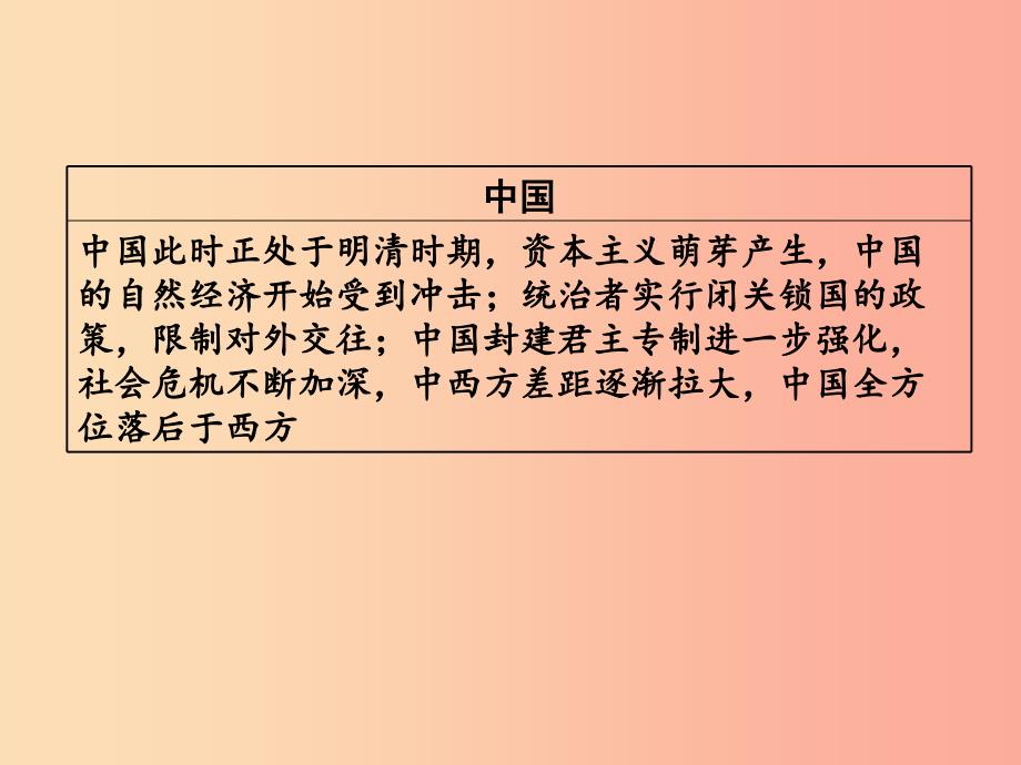 中考历史一轮复习 第一部分 教材知识梳理 模块五 世界近代史 第一单元 欧美主要国家的社会巨变_第4页