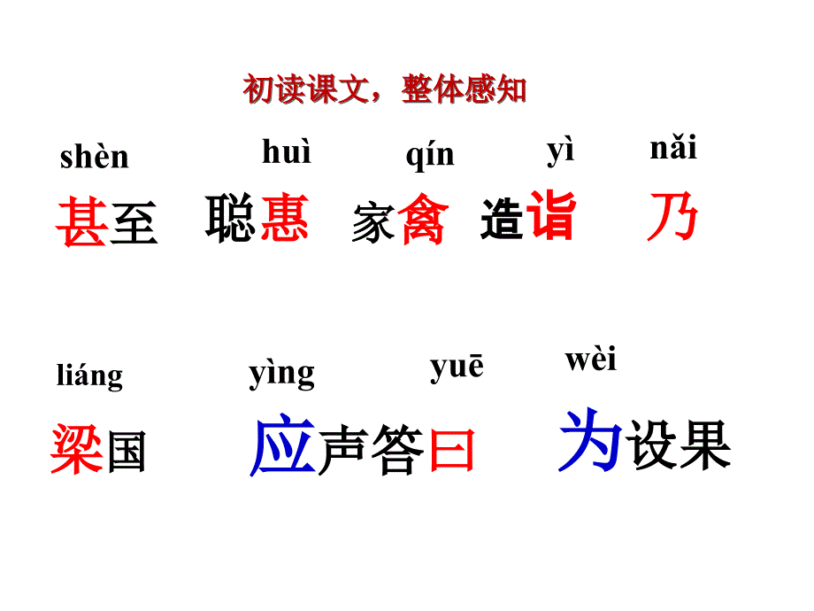 五年级下册语文课件 10. 杨氏之子l 人教新课标_第3页