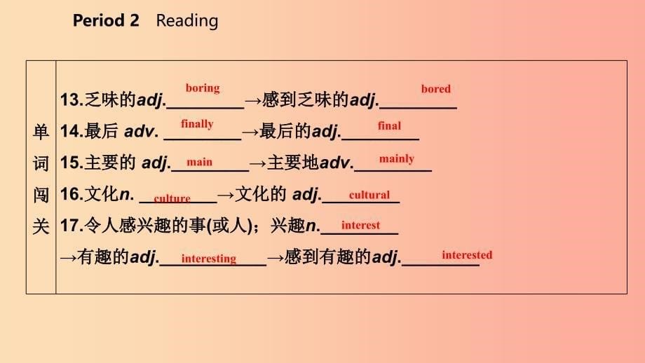 八年级英语上册 unit 3 a day out period 2 reading导学课件 （新版）牛津版_第5页