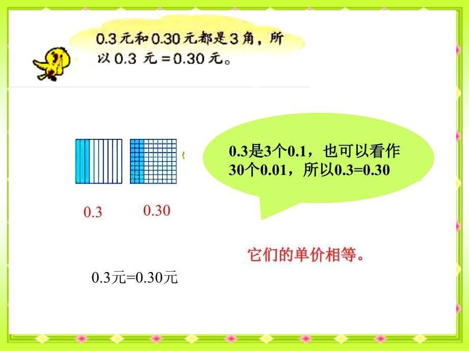 四年级下册数学课件5.2小数的性质 西师大版_第5页