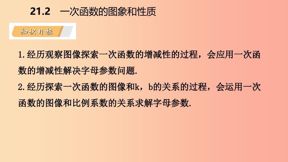 八年级数学下册 第二十一章 一次函数 21.2 一次函数的图像和性质 第2课时 一次函数的性质课件 冀教版_第3页