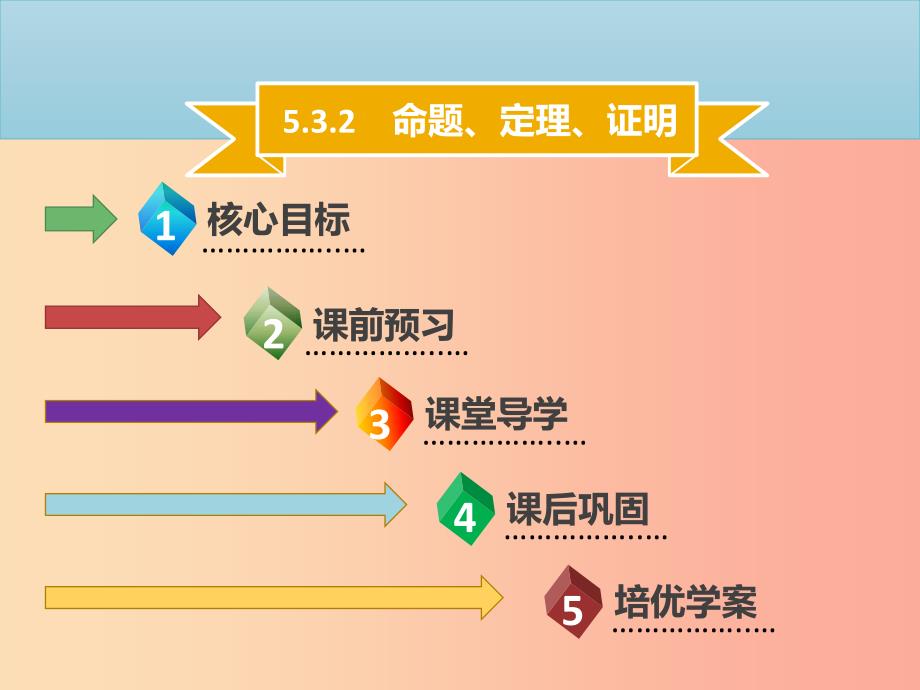 七年级数学下册 第五章 相交线与平行线 5.3.2 命题、定理、证明课件新人教版_第1页