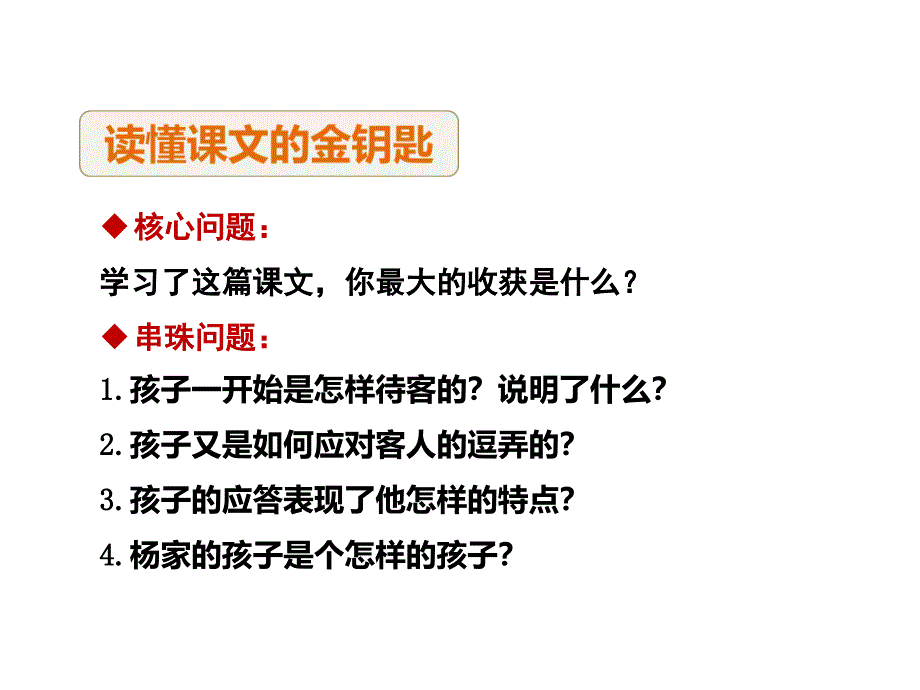 五年级下册语文课件－10.杨氏之子第2课时 人教新课标_第4页