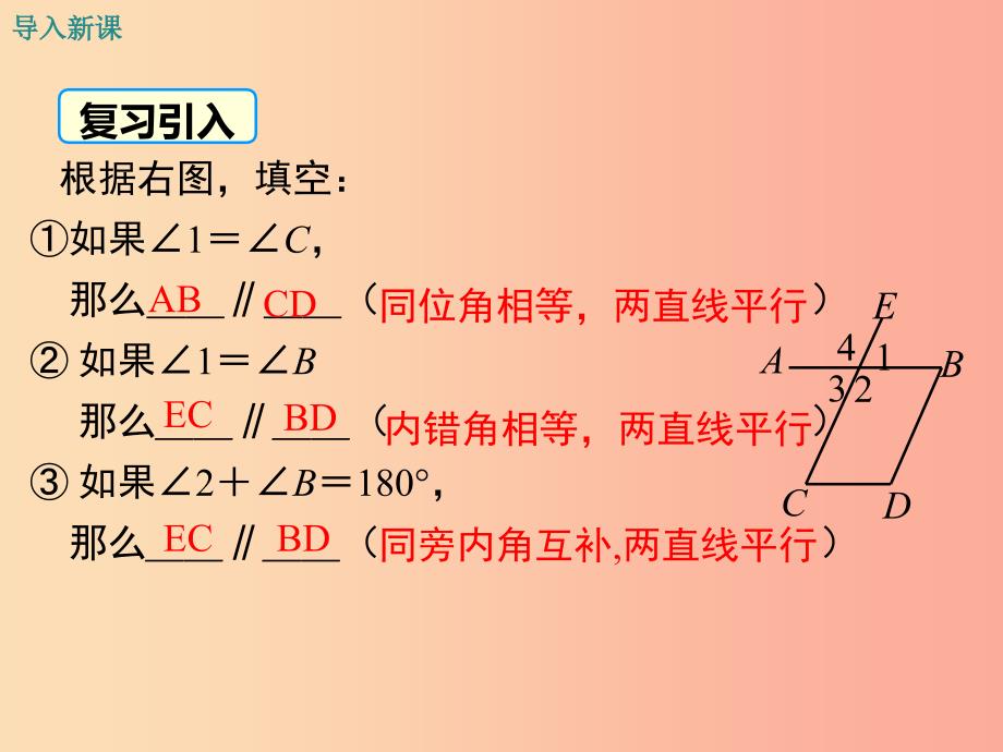 七年级数学下册 第五章 相交线与平行线 5.3 平行线的性质 5.3.1 平行线的性质 第1课时 平行线的性质教学_第3页