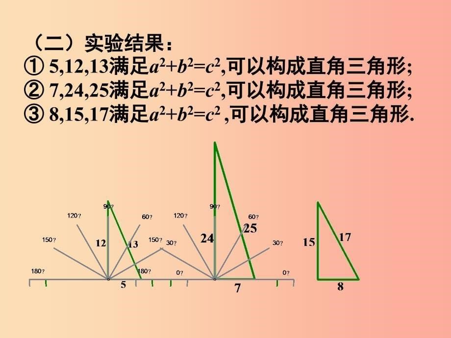 八年级数学上册 第14章 勾股定理 14.1 勾股定理 第2课时 课件 （新版）华东师大版_第5页