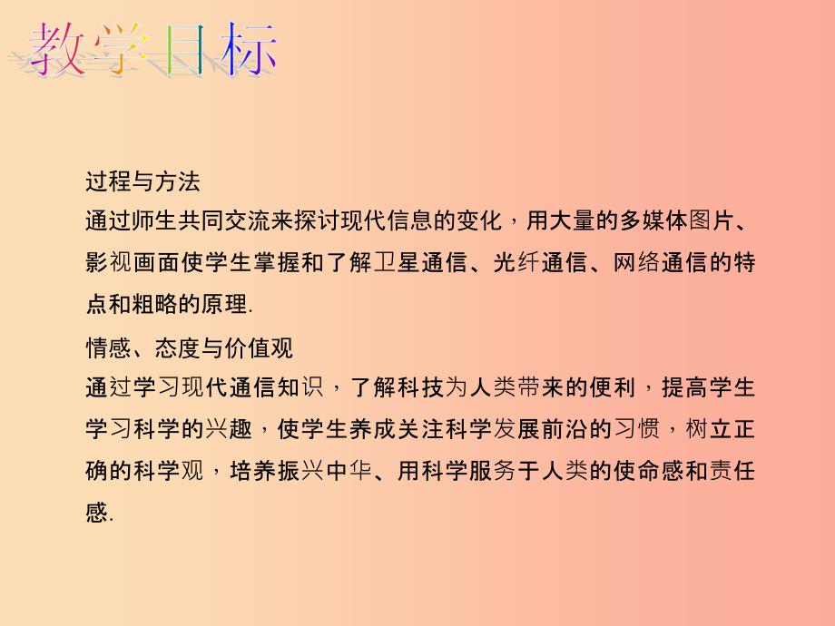 九年级物理全册 第21章 第4节 越来越宽的信息之路教学课件新人教版_第3页