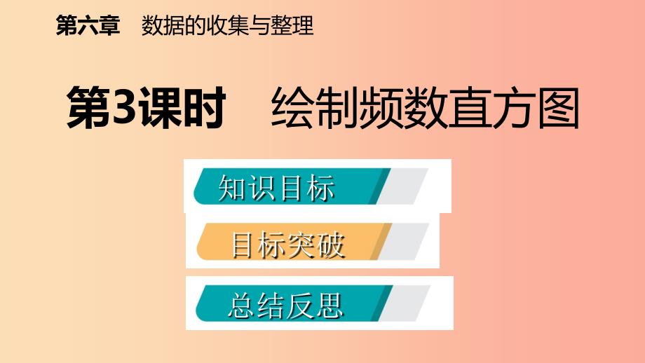 七年级数学上册 第六章 数据的收集与整理 6.3 数据的表示 6.3.3 绘制频数直方图导学课件 北师大版_第2页