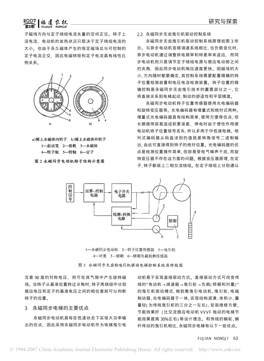 浅谈永磁同步无齿轮电梯之原理及特点_第2页