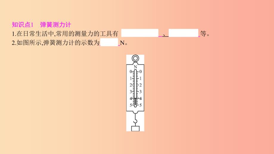 2019年八年级物理下册6.2怎样测量和表示力课件新版粤教沪版_第3页