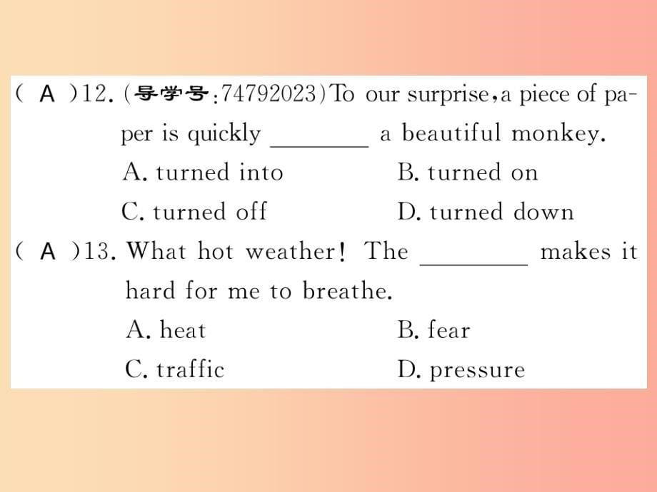 （襄阳专用）2019年秋九年级英语全册 unit 5 what are the shirts made of（第5课时）新人教 新目标版_第5页