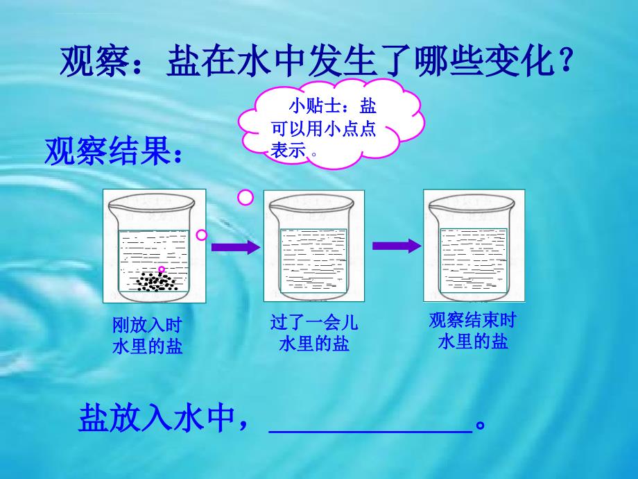 三年级下册科学课件－4.1《把盐藏起来》 大象版_第2页