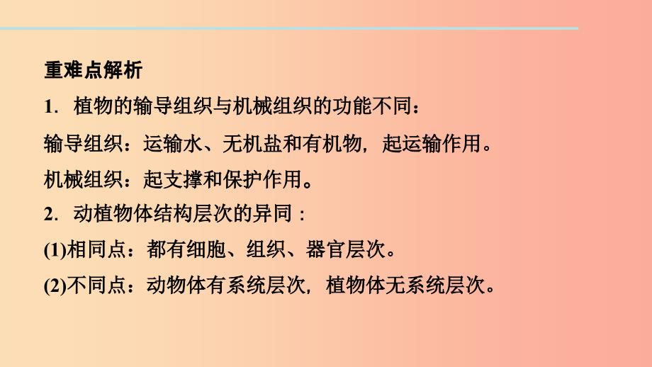 七年级生物上册 第二单元 第二章 第三节 植物体的结构层次习题课件新人教版_第3页