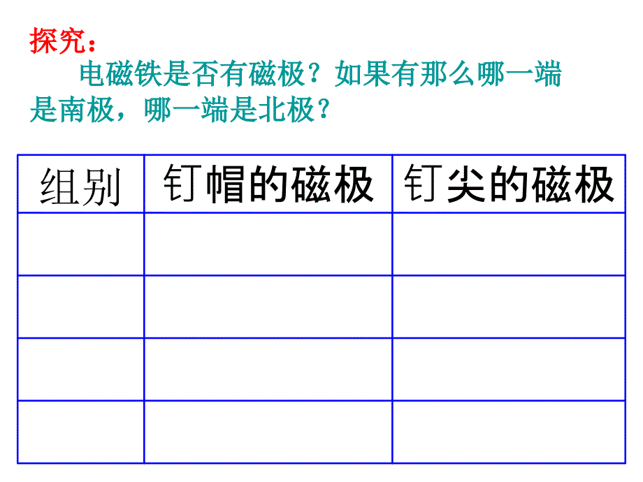 五年级下册科学课件 1.3电磁铁的磁极湘科版（一起）_第2页