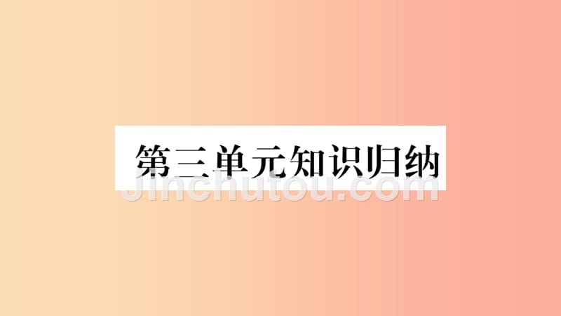 2019年九年级道德与法治上册第三单元同在阳光下知识归纳热点探究习题课件教科版_第1页