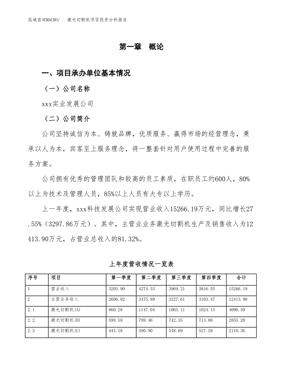 激光切割机项目投资分析报告（总投资13000万元）（47亩）_第2页