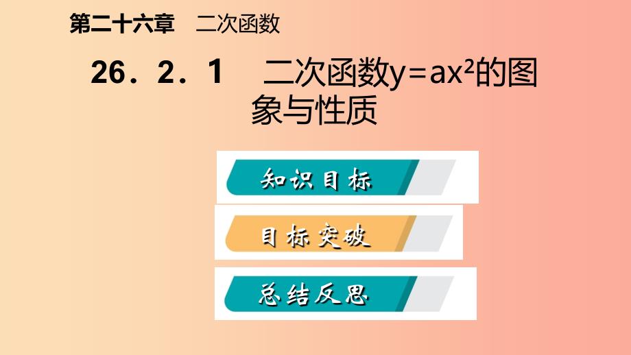 九年级数学下册第26章二次函数26.2二次函数的图象与性质26.2.1二次函数y=ax2的图象与性质导学华东师大版_第2页