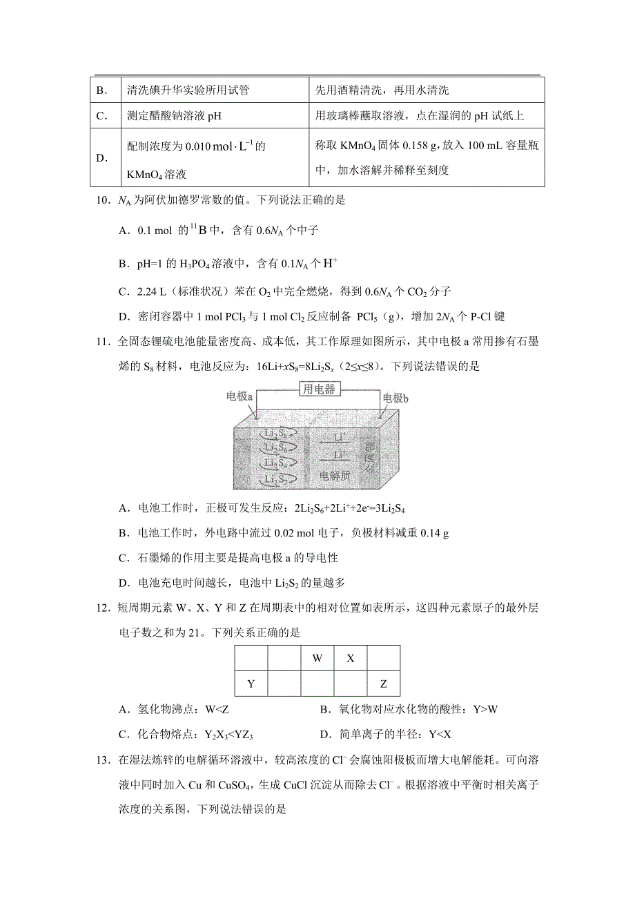 2017年新课标全国卷3高考理综试题及答案资料_第3页