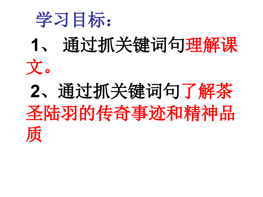 六年级下册语文课件 - 课文22陆羽与茶经语文s版_第3页