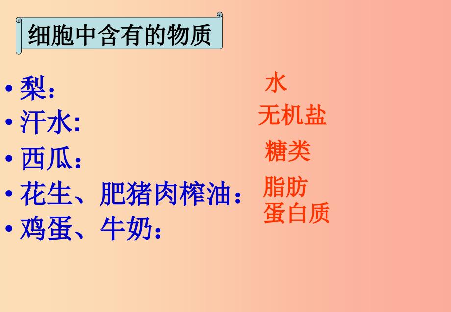 2019年七年级生物上册 2.1.4《细胞的生活》课件3新人教版_第4页