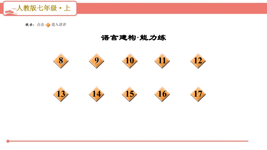 部编版初中语文七年级上册第二单元《6.散步》练习课件PPT_第4页