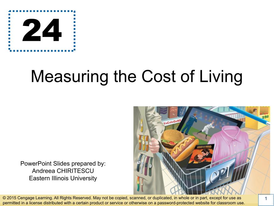 chapter 24 measuring the cost of living曼昆宏经_第1页