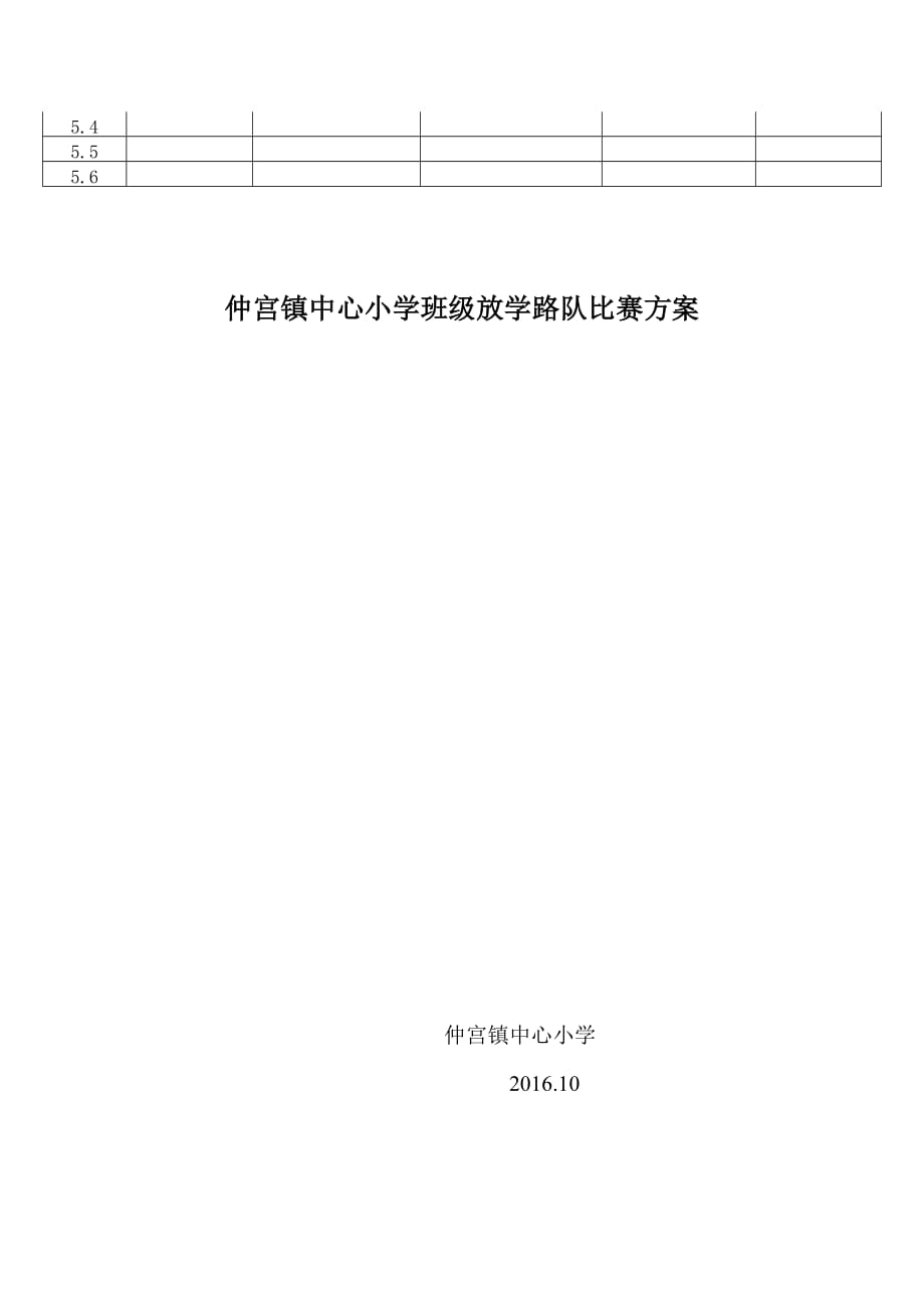 仲宫镇中心小学班级放学路队比赛2016年_第4页