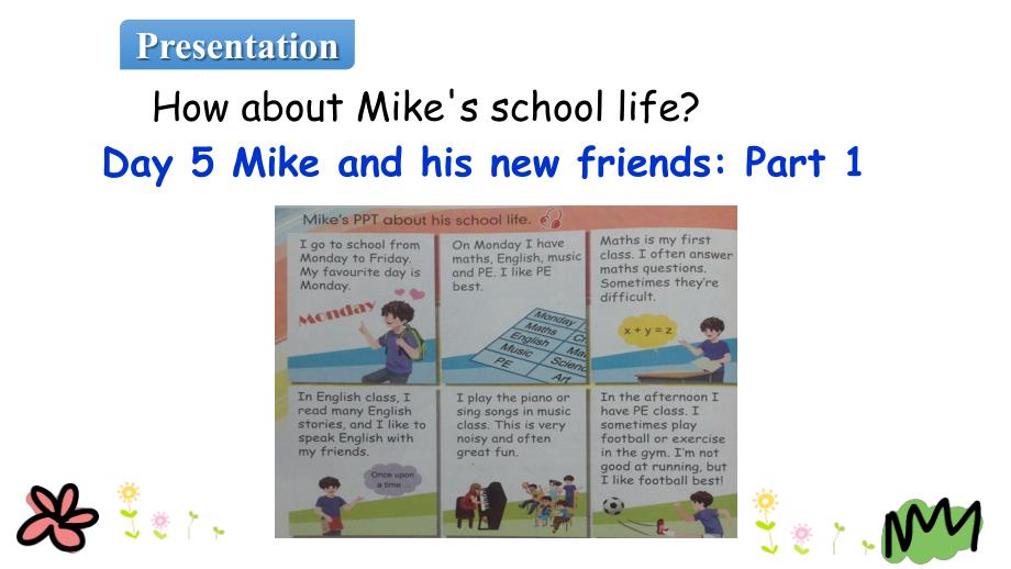 六年级下册英语课件－recycle mikes happy days第3课时 人教_第4页