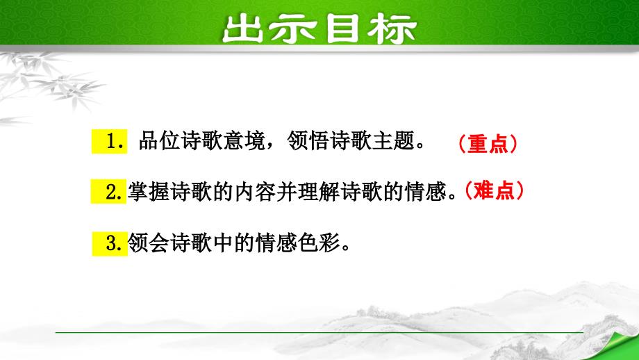 部编版初中语文七年级上册第一单元《4.次北固山下》教学课件PPT_第4页