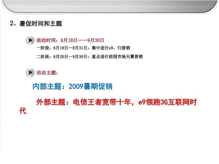 乐山电信09年暑促本地执行方案_第5页