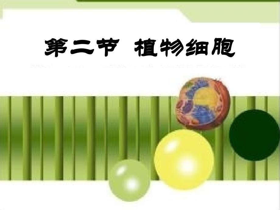 2019-2020年七年级生物上册 第二单元 第一章 第二节 植物细胞课件新人教版_第1页