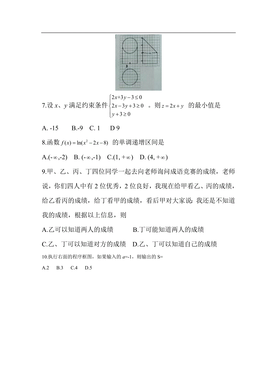 2017年新课标全国卷2高考文科数学试题及答案资料_第2页