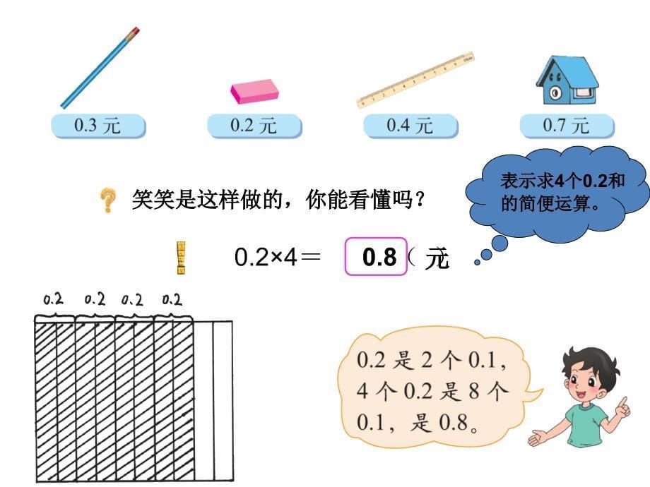 四年级下册数学课件-第3单元 第1课时 买文具丨北师大版_第5页