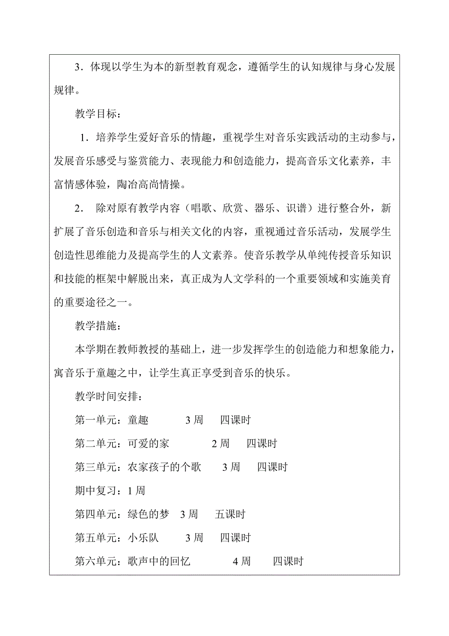 【精品】人教版小学三年级下册音乐教案全册_第2页