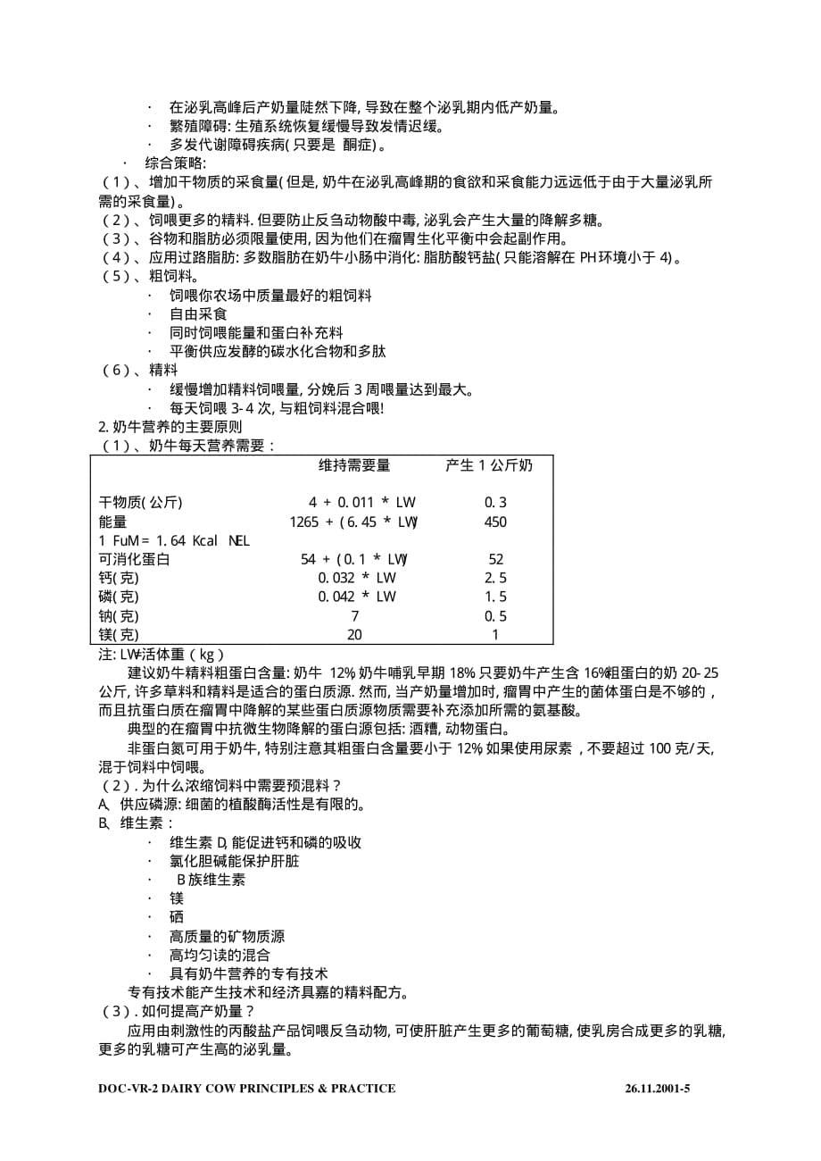 奶 牛 饲 养 原 则_第5页